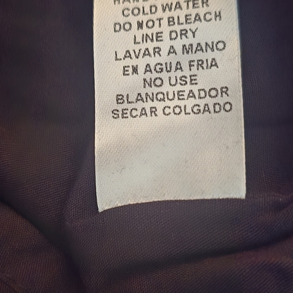 Entro Black Linen Casual Bohemian Minimalist Sleeveless Dress  New Size Medium - Picture 6 of 6